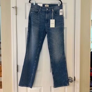 DL1961 Women's Straight Leg Jeans in Classic Blue